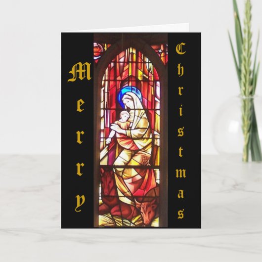 Frohe Weihnacht-Karte Feiertagskarte (Vorderseite)