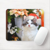 Frohe Weihnacht-Kätzchen Mousepad (Mit Mouse)