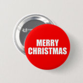 Frohe Weihnacht-Knopf Button (Vorne & Hinten)