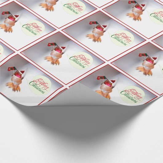 Frohe Weihnacht-Kolibri-Geschenk-Verpackung Geschenkpapier (Ecke)