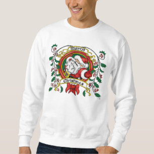Frohe Weihnacht-Kranz Sweatshirt