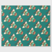 Frohe Weihnacht-Lebkuchen-Engels-Packpapier Geschenkpapier (Flach)