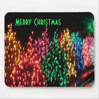 Frohe Weihnacht-Lichter Mousepad