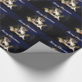 Frohe Weihnacht-Packpapier Geschenkpapier (Ecke)