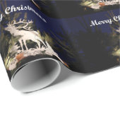 Frohe Weihnacht-Packpapier Geschenkpapier (Rolleneckpunkt)