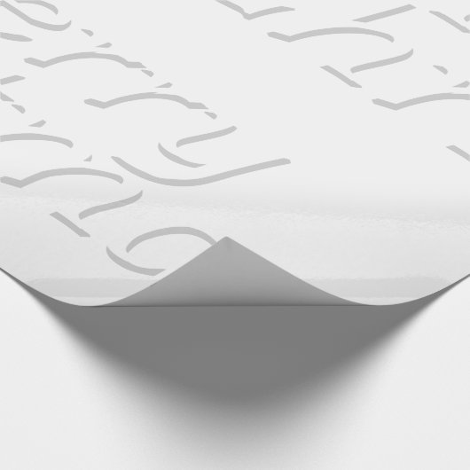 Frohe Weihnacht-Packpapier Snowy Whites Geschenkpapier (Ecke)