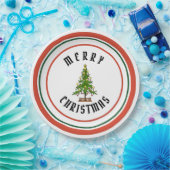 FROHE WEIHNACHT-PAPPTELLER PAPPTELLER (Party)