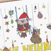 Frohe Weihnacht Postcard von Nicole Janes Postkarte