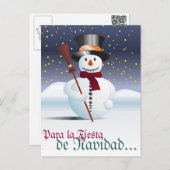 Frohe Weihnacht Postkarte (Vorne/Hinten)