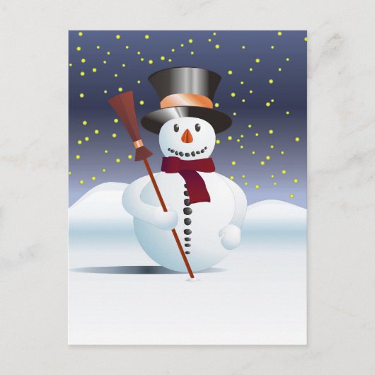 Frohe Weihnacht Postkarte (Vorderseite)