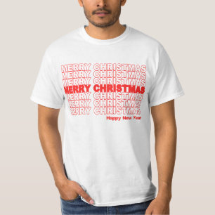 Frohe Weihnacht-Retro Feiertag T-Shirt