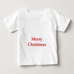 Frohe Weihnacht-Rot die MUSEUM Zazzle Geschenke Baby T-shirt