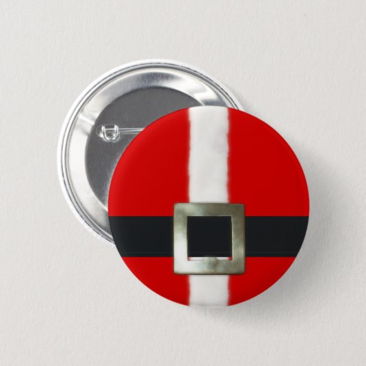 Frohe Weihnacht-Sankt-Anzugs-Knopf Button (Vorne & Hinten)