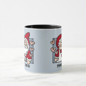 Frohe Weihnacht-Sankt-Tasse Tasse (Zentrum)