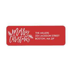 Frohe Weihnacht-schicke Handmit buchstaben