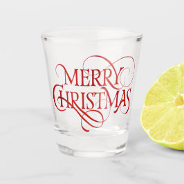 Frohe Weihnacht-Schuss Schnapsglas