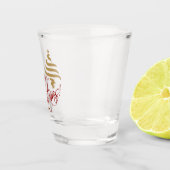 Frohe Weihnacht-Schuss Schnapsglas (Rechts)