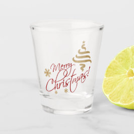 Frohe Weihnacht-Schuss Schnapsglas
