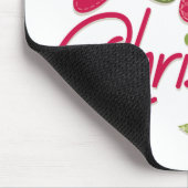 Frohe Weihnacht-Strümpfe Mousepad (Ecke)