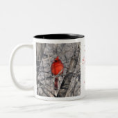 Frohe Weihnacht-Tante Coffee Mug durch Janz Zweifarbige Tasse (Links)