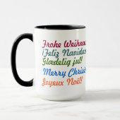 Frohe Weihnacht Tasse (Links)