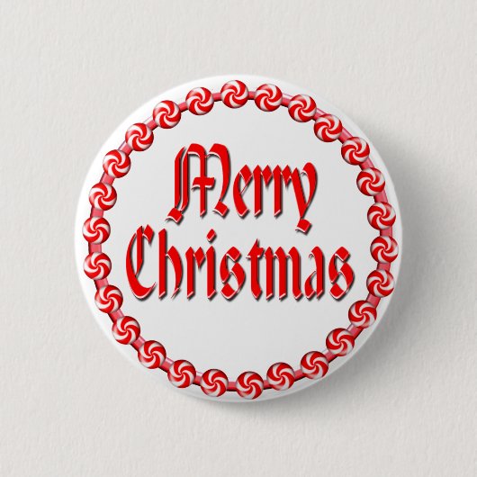 FROHE WEIHNACHT-u. SÜSSIGKEITS-KRANZ durch SHARON Button (Vorderseite)