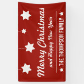 Frohe Weihnacht-und des guten Rutsch ins Neue Banner (Vertikal)