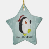 Frohe Weihnacht-Verzierung Keramik Ornament (Links)