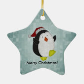 Frohe Weihnacht-Verzierung Keramik Ornament (Hinten)