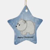 Frohe Weihnacht-Verzierung Keramikornament (Rechts)