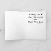 Frohe Weihnacht-viktorianischer kleines Feiertagskarte (Innenseite)