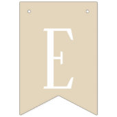 Frohe Weihnacht-Weiß-Text Wimpelkette (Dritte Fahne)