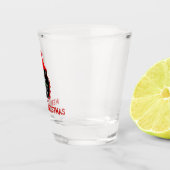Frohe Weihnacht-Zombie-Elf Schnapsglas (Rechts)