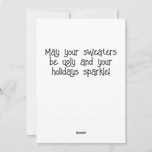 Frohe Weihnachten (Rückseite)