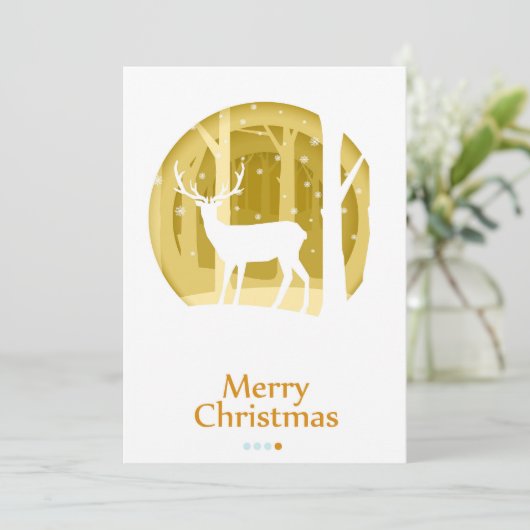 Frohe Weihnachten (Stehend Vorderseite)