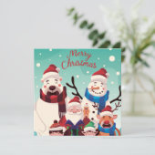 Frohe Weihnachten (Stehend Vorderseite)