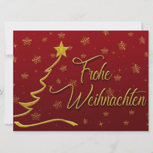 Frohe Weihnachten (Vorderseite)
