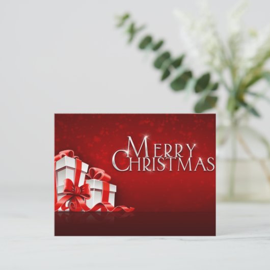 frohe Weihnachten (Stehend Vorderseite)