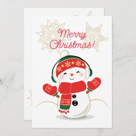 Frohe Weihnachten (Vorne/Hinten)