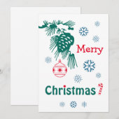 Frohe Weihnachten (Vorne/Hinten)