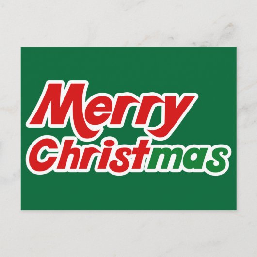 Frohe Weihnachten (Vorderseite)