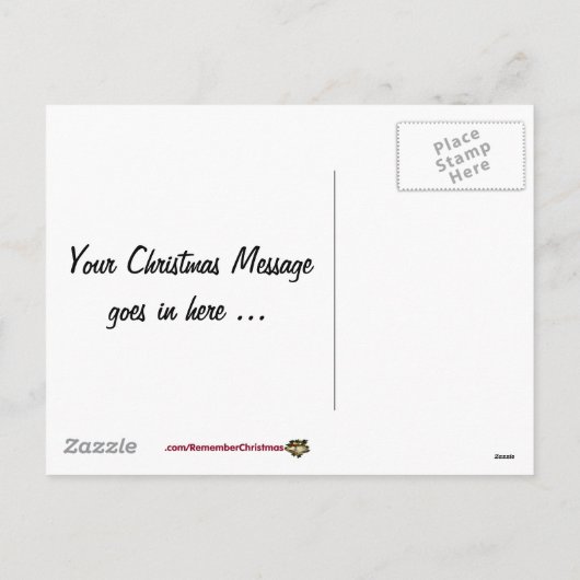 Frohe Weihnachten (Rückseite)