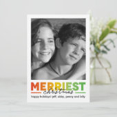 Frohe Weihnachten (Stehend Vorderseite)