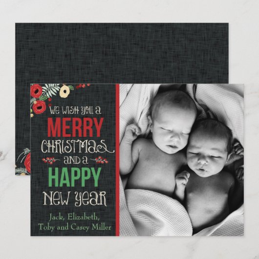 Frohe Weihnachten (Vorne/Hinten)