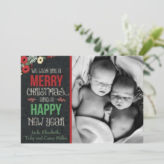 Frohe Weihnachten (Stehend Vorderseite)