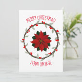 Frohe Weihnachten (Stehend Vorderseite)