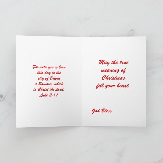 Frohe Weihnachten (Innenseite)