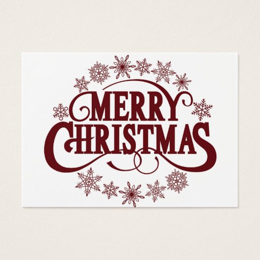 Frohe Weihnachten (Vorderseite)