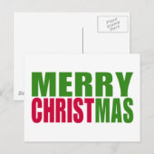 Frohe Weihnachten (Vorne/Hinten)