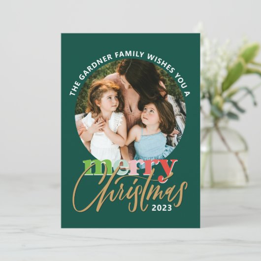 Frohe Weihnachten (Stehend Vorderseite)